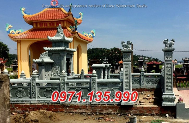 Mẫu lăng mộ đá để tro cổ đẹp bán tại đồng tháp - nghĩa trang đá